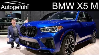 BMW X5 M Competition REVIEW Premiere 625 hp SUV Exterior Interior - Autogefühl