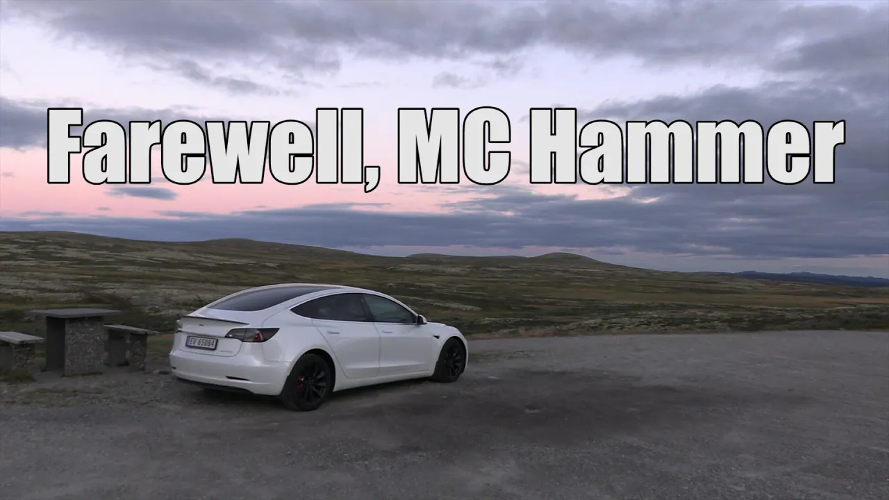 Handing over MC Hammer to the new owner