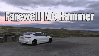 Handing over MC Hammer to the new owner