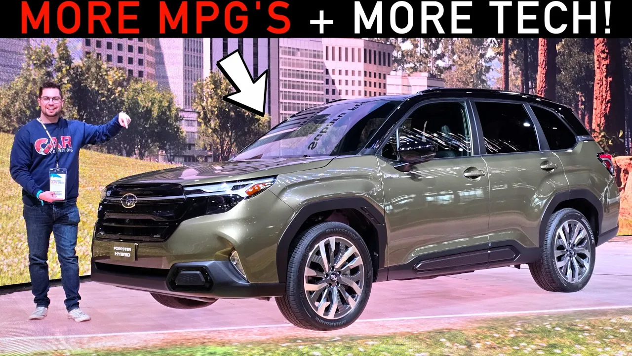2025 Subaru Forester Hybrid -- Same Adventurous Spirit; MORE Tech & MPG's!