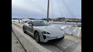 Kort test av Porsche Taycan Base med luftfjæring og stort batteri