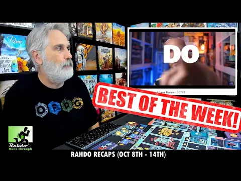 Board game magnets, a (non-conspiratorial) new World Order & more! | Rahdo Recaps the Week(Oct 8-14)