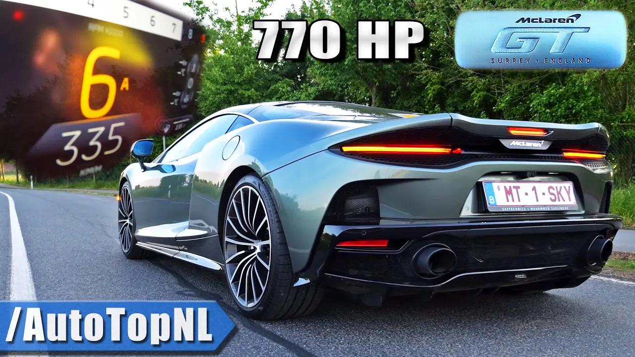 770HP McLaren GT | 0-335km/h *INSANE* ACCELERATION & FLYBY SOUND by AutoTopNL