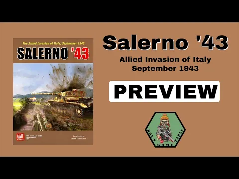 Salerno '43 from GMT Games Preview