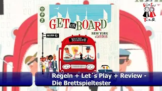 Get on Board von Huch! - Regeln + Let´s Play + Review - Brettspiel - Die Brettspieltester