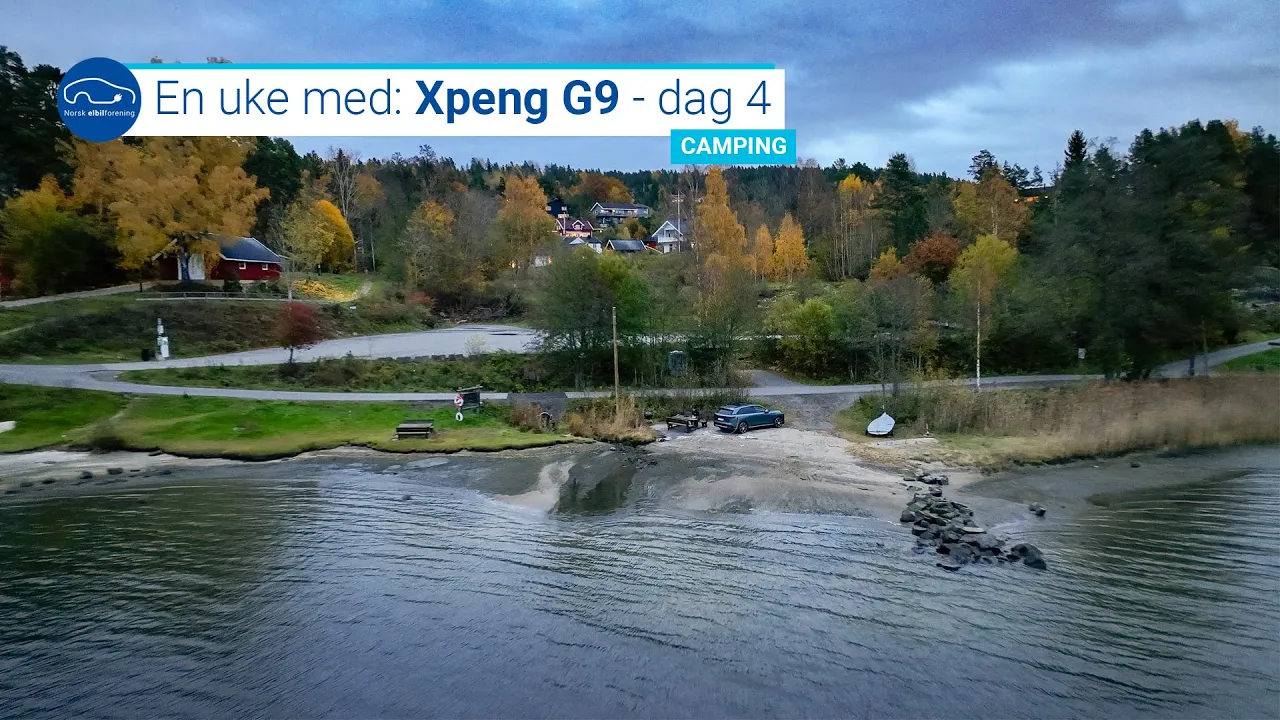 En uke med Xpeng G9: Dag 4 - vi overnatter på en strand!