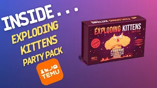 Inside…Exploding Kittens: Party Pack…from TEMU (4K60fps)