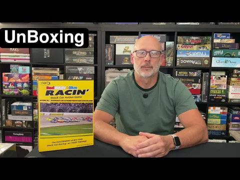 TDG: Red White & Blue Racin': Stock Car Action Game unboxing with Ray