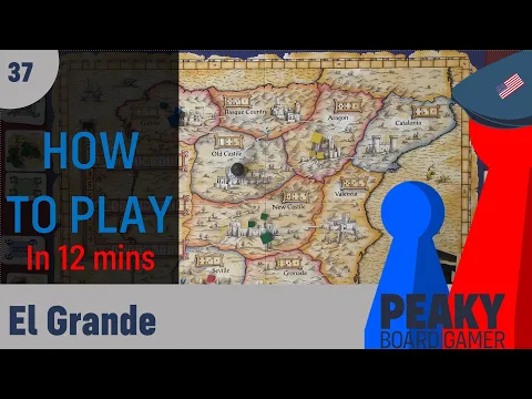 El Grande board game - How to play Video - Peaky Boardgamer