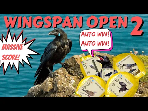 When Starting Raven Sucks (but not really) | Wingspan Tournament Gameplay | Wingspan Strategy