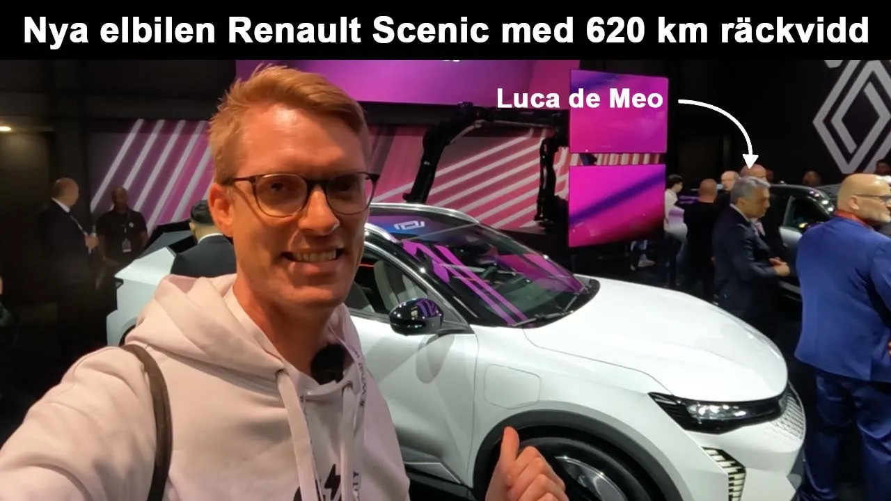 Jag har kollat in nya elbilen Renault Scenic