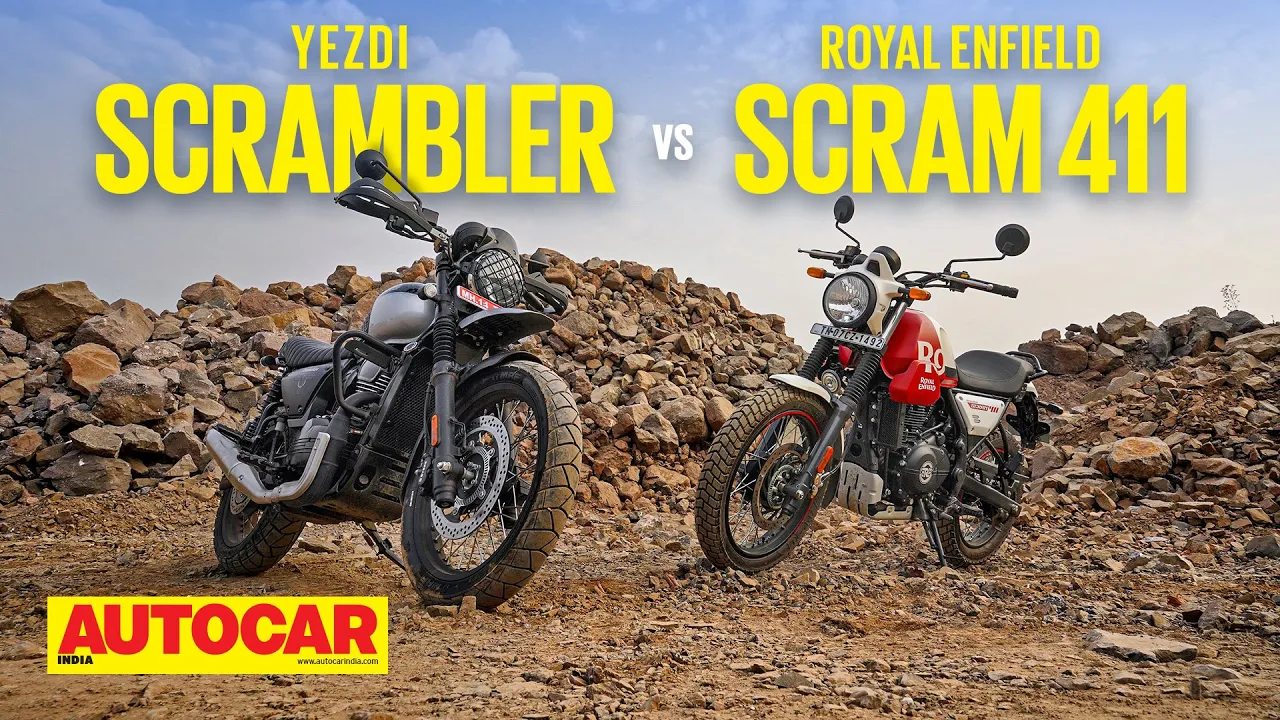 Yezdi Scrambler vs Royal Enfield Scram 411 - Scrambled identities | Comparison | Autocar India