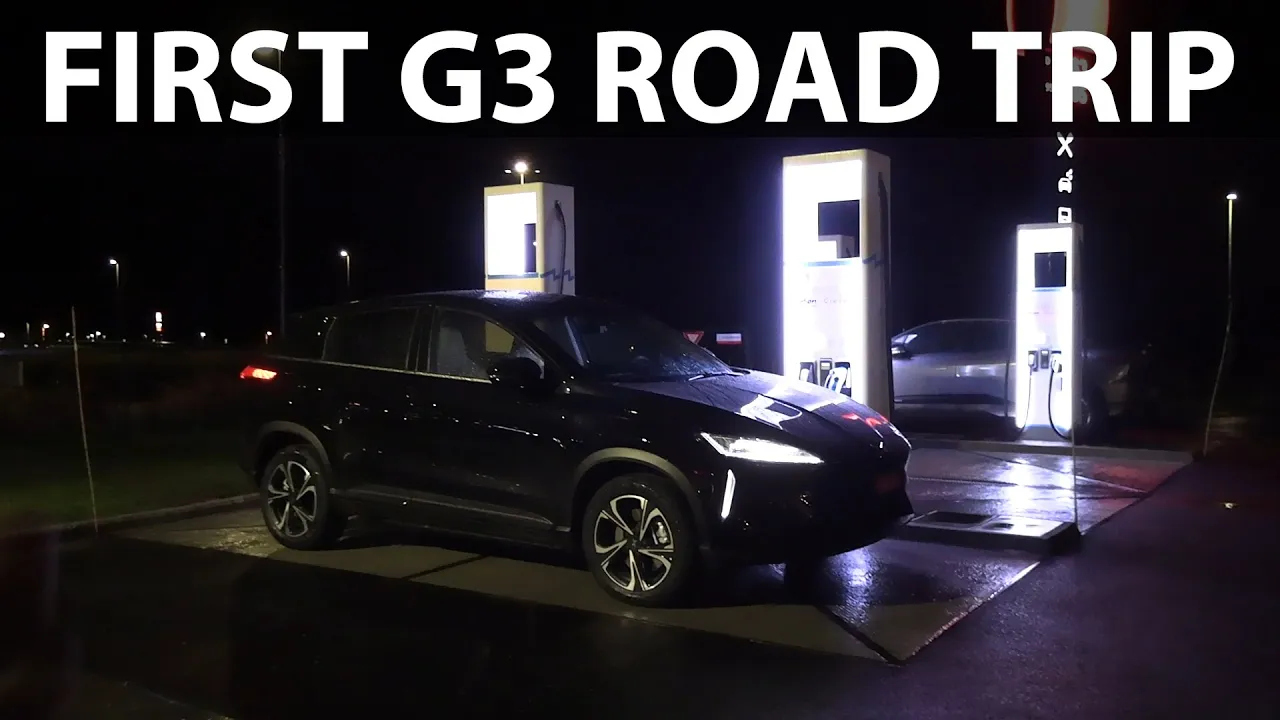 Xpeng G3 road trip from Lillesand to Oslo