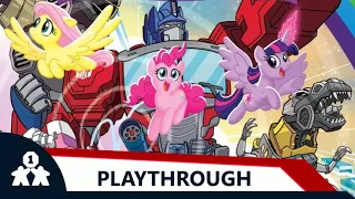 My Little Pony Deck Builder +Transformers Collision Course | Playthrough | with Jason