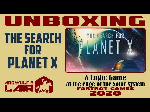 Unboxing The Search for Planet X (Foxtrot Games 2020)