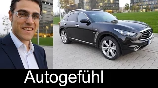 2015 Infiniti QX70 (Infiniti FX) SUV test drive REVIEW - Autogefühl