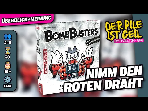 BOMB BUSTERS - Pegasus Spiele - Brettspiel - Der Pile ist geil