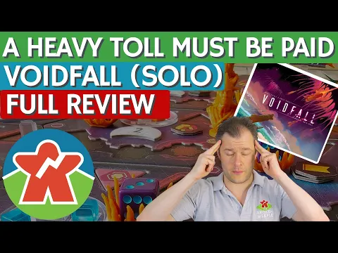 Voidfall - Solo Board Game Review - A Heavy Toll Must Be Paid