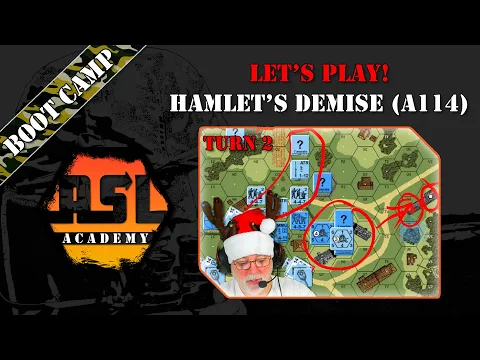 Advanced Squad Leader Tutorial #33 - Lets Play! Hamlet's Demise (A114) Turn 2