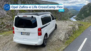 Test av Opel Zafira-e Life CrossCamp Flex - elektrisk bobil for fire