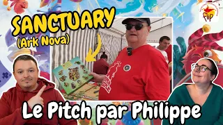 Sanctuary, un jeu dans l'univers d'Ark Nova : Le pitch de philippe en direct du FLIP