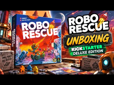 Robo Rescue Kickstarter Deluxe Edition Unboxing | Jake Reacts