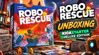 Robo Rescue Kickstarter Deluxe Edition Unboxing | Jake Reacts