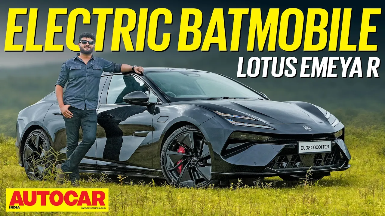 Lotus Emeya R India review - 918hp missile with massage seats | First Drive | Autocar India
