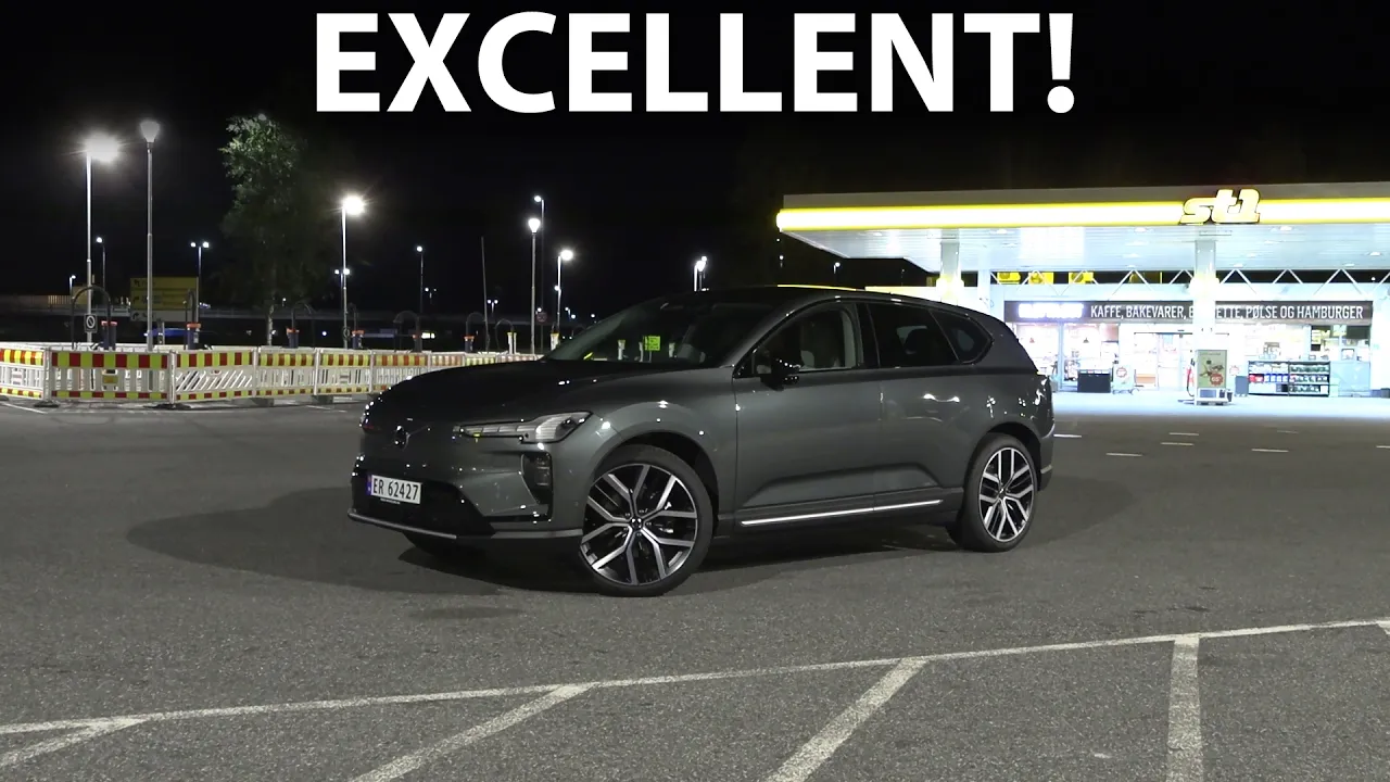 Volvo EX60 Twin Ultra P10 acceleration, braking and noise test