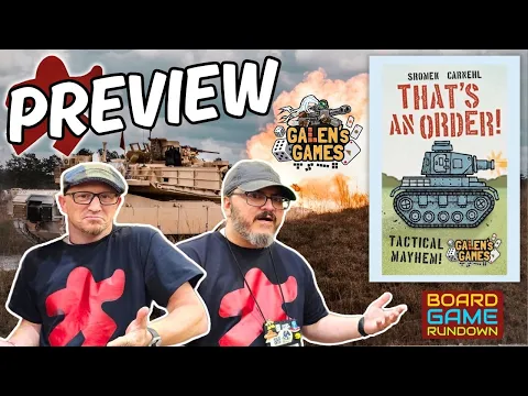That's An Order Preview | A battlefield in a mint tin!