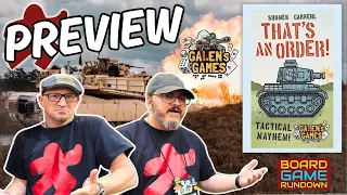 That's An Order Preview | A battlefield in a mint tin!