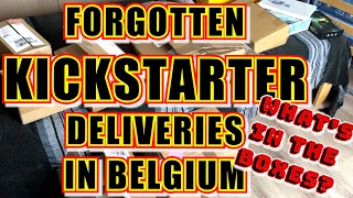 Forgotten Kickstarter Deliveries in Belgium! What is in all these boxes O_o?!!