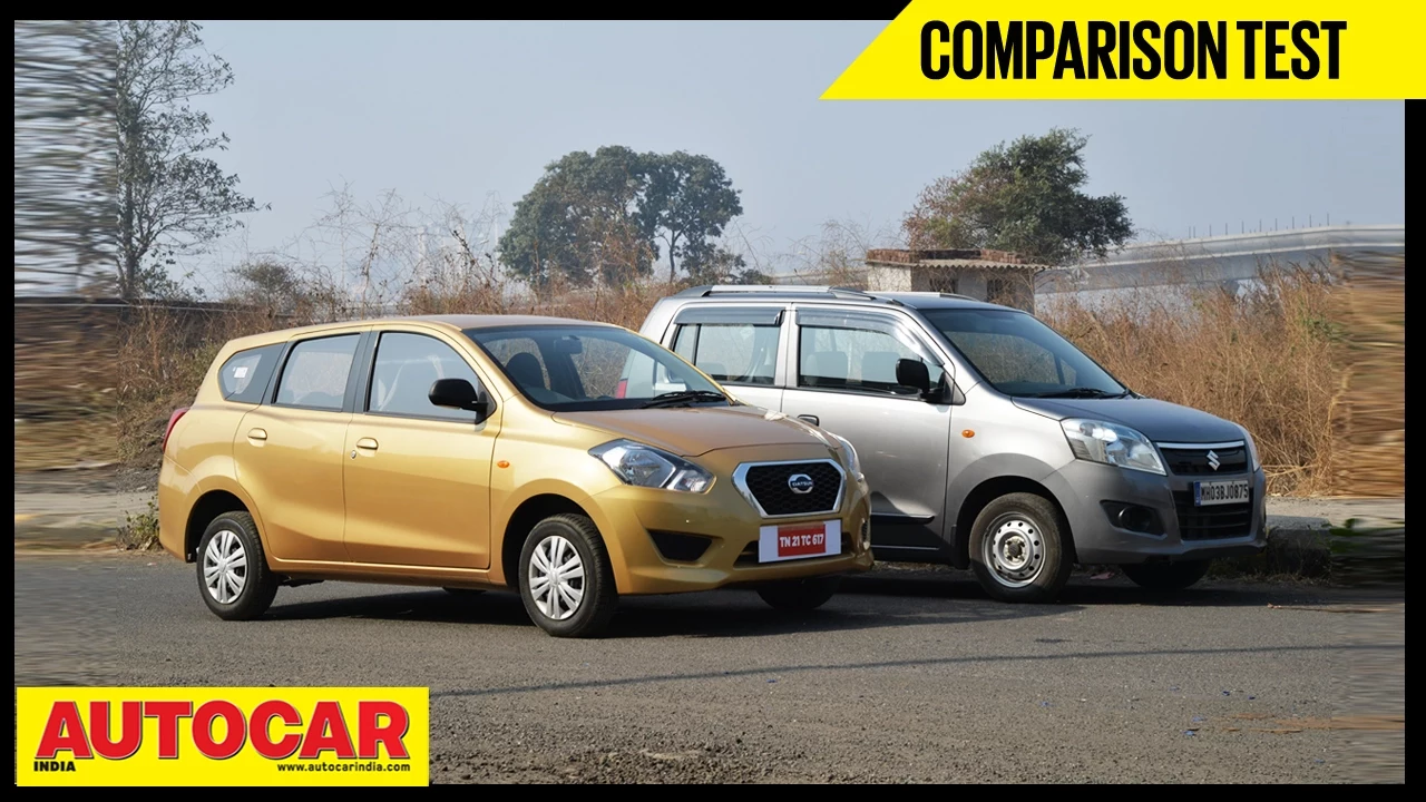 Datsun Go+ VS Maruti WagonR | Comparison Test | Autocar India
