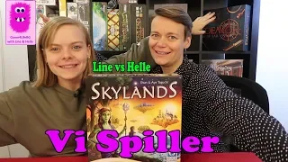 Skylands, Spilgennemgang & Vurdering (In Danish, brætspil, familiespil)