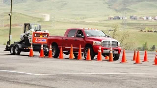Trailer Tow Obstacle Course - Day 2 of 2015 Diesel Power Challenge!