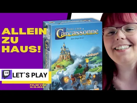 Nebel über Carcassonne Brettspiel Vorstellung // SOLO Regeln & Let´s Play (Aufzeichnung 2022)