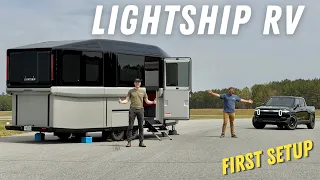 The Lightship RV Arrives! First Setup, Tutorial, & Testing To Come