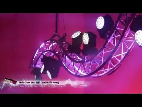 Product video thumbnail for Blizzard Stiletto GLO19 RGBW LED Moving Head