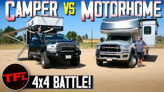 Big Camper vs. Giant RV: Which Of These Lifted 4x4s Is The Home On Wheels Of Your Dreams?