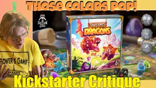 Taverns & Dragons - Kickstarter Critique Review