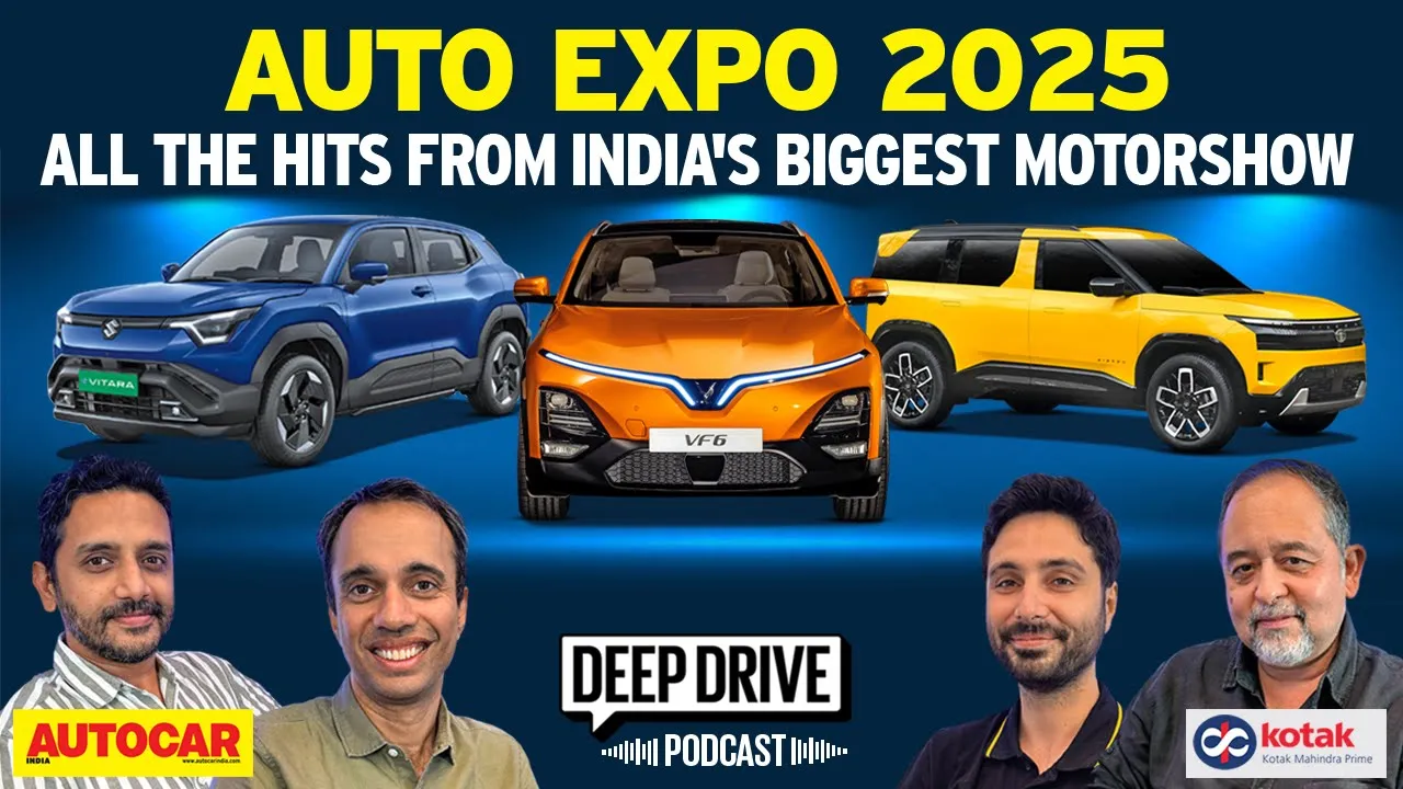 Auto Expo 2025 stars and why they're significant | Deep Drive Podcast Ep. 44 | Autocar India