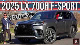 The 2025 Lexus LX 700h F-Sport Is A Sturdy Hybrid Luxury SUV With A Youthful Vibe
