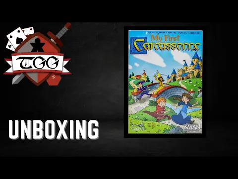 My First Carcassonne Board Game Unboxing