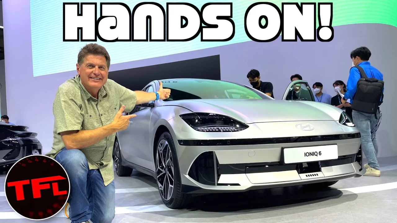 Coming To America - Let's Check Out The SUPER Futuristic Hyundai Ioniq 6 In Person!