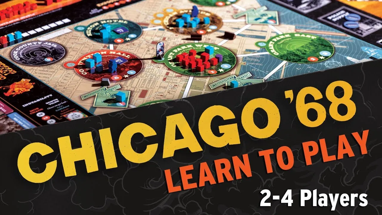 Learn to play Chicago '68 Board Game (2-4 players)