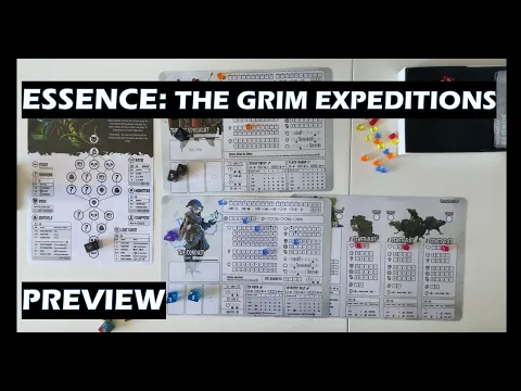 Essence The Grim Expeditions PnP board game preview