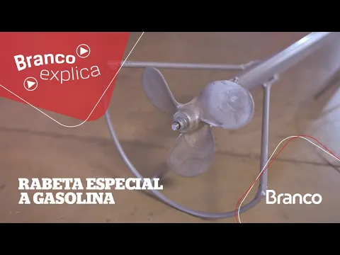 Rabeta Longa Simples para Motor a Gasolina RDP S Branco