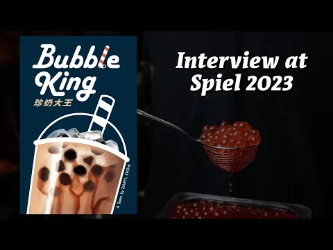 Bubble King Interview at Spiel 2023 with @taiwanboardgamedesign2821