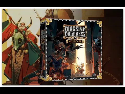 CMON Massive Darkness 2 All In and more optional stuff Tiles Set unboxing