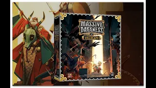 CMON Massive Darkness 2 All In and more optional stuff Tiles Set unboxing